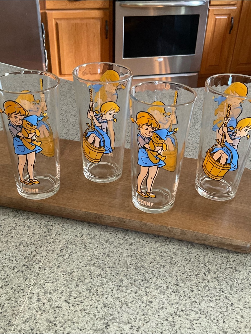 Pepsi/Disney The Rescuers “Penny” Collection Series, 16 oz Glasses, Set of 4